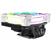Akasa Soho H6L M2 Low-Profile Cpu-Kühler, Argb - 120Mm, weiß  Cpak-090 4710679553849 Ak-Cc4039Hp01