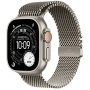 Apple Watch Ultra 3 Titanium Cellular 49Mm Natur Milanaise Titan natur Medium  Mewy4Qf/A 195950609707