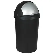 Atkritumu spainis Bullet 50L melns/sudraba  0803931260 3253923931587
