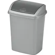 Atkritumu spainis Dominik 10L 20X25X36Cm sudraba  0805312877 3253925312247