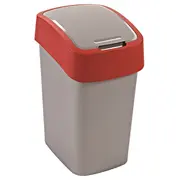 Atkritumu spainis Flip Bin 25L sudraba/sarkans  0802171547 3253922171069