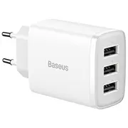 Baseus Kompaktais Lādētājs 3 x Usb / 17W  Ccxj020102 6932172606978