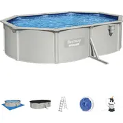 Bestway Hidrium rāmis baseins 500X360Cm 10In1 56586  6941607311622