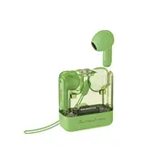 Bezvadu austiņas Dudao  Green transparent Tws green 6976625331390
