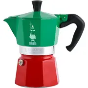 Bialetti Moka Express Italia 3Tz 150 ml czerwono-zielony  6405 8006363018951 Do-Ka-Bti-0010