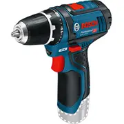Bosch Powertools Akku-Bohrschrauber Gsr 12V-15 Professional solo, 12Volt Blau/Black, ohne Akku und Ladegerät  0601868101 3165140538473