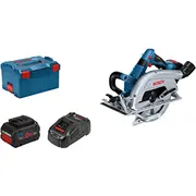 Bosch Powertools Pro Bezvadu ripzāģis Biturbo Gks 18V-70 L Professional Blue/Black, 2X Li-Ion akumulators Procore18V 5,5Ah, L-Boxx  06016B9002 4059952577951