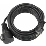 Pagarinājuma kabelis Brennenstuhl 10M 5-Polīgs Black Ip44  1167810 4007123005802 85444290