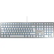 Cherry Kc 6000 Slim For Mac - Tastatur Usb Deutsch Tastenschalter Sx Silber Jk-1610De-1  4025112088698 450234
