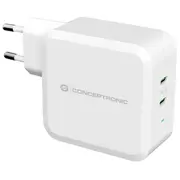 Conceptronic Ladegerät 2Port Gan 2Xusb-C  100Wpd3.0/Pps ws Althea08W 4015867226346 85044083