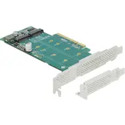 Delock Pci Express x8 Karte zu 2 x intern Nvme M.2 Key M - Bifurcation  89045 4043619890453