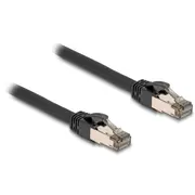 Delock Rj-45 Netzwerkkabel Cat.6A U/Ftp ultra flexibel Black, 5 Meter, innerer Edelstahlmantel  80243 4043619802432