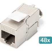 Digitus Keystone Jack Cat6A/Rj45-Lsa geschirmt 500Mhz  48St Dn-93615-48 4016032490586 85299030