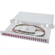 Digitus Lwl Spleißbox 1He bestückt 24X Lc Dx Om4 Gray  Dn-96332-4 4016032320760 85044060