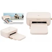 Bluetooth drukas ierīce fotoattēlu drukāšanai 10X15Cm 300Dpi W 80S  kasetnes / Hanin Cp4100 Beige Sb11103 6978368970744