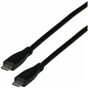 Efb Usb4.0 20Gbit savienojuma kabelis Type-C spraudnis, 2M, black  Ebusbc40-20G.2 4049759271855 85444290