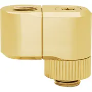 Ek Water Blocks Ek-Quantum Torque G1/4 collu dubultais pagarinājums ar nobīdi Mf 21 - gold  Waek-2495 3831109893142