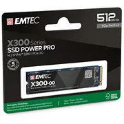 Emtec Ssd M.2 Nvme Pcie 3.0 X300 512Gb Intern retail  Ecssd512Gx300 3126170170750 84717098