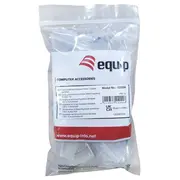 Equip Keystone-Koppler aizsargāts Cat6 2Xrj45 8 gab. sil  125590 4015867240908 85366990