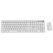 Gembird Kbs-Wms-01-W Bezvadu klusā Pro Business galda komplekts, white, Asv izkārtojums  8716309137041 Pergemklm0030