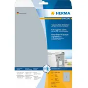 Herma Typenschildetiketten A4 silb. 210X297 mm Folie  25 St. 4224 4008705042246 39191080