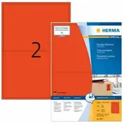 Herma Uzlīmes A4 red 199,6X143,5Mm matēts papīrs 1400 gab.  4567 4008705045674 48219010