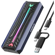 inateck Ssd Gehäuse Rgb M.2 Nvme Sata Usb 3.2  Fe2024Black Gray 6976521110686 8471800000