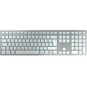 Klawiatura Cherry Kw 9100 Slim For Mac klawiatura Usb  Bluetooth Qwerty niemiecki srebrny Jk-9110De-1 4025112099656