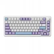 Spēļu mehāniskā tastatūra Ak820 Max ar magnētiskām slēdzenēm Purple-White-Blue-Rgb  Ak820Max-Wm-Pwb 6976412982583