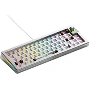 Klaviatūra Glorious Gmmk 3 Pro 65  pielāgojama spēļu klaviatūra - Barebone, Ansi izkārtojums, silver Glo-Kb-Gmmk3-Pro-65-Bb-W-Sil-Us 840408300421