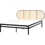 Gultas rāmis Technorattan Boulin 140 x 200 cm Black  611233 Bel 4069605017154