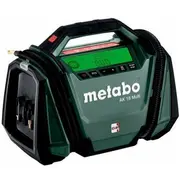 Bezsmērvielu akumulatora automašīnas kompresors Metabo Kompresors Bezolejowy Akumulatorowy 18V Ak 18 Multi 0Ah 1 Szt  600794850 4061792247161