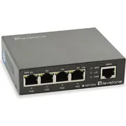 Levelone PoeSwitch  4Xge Poe 60W unmanaged Metall Gep-0523 4015867207437 85176200