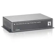Levelone Poe High-Power Splitter Rj45  100Mbps 15W Black Pos-4002 4015867159484 85176990