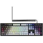 Lorgar Azar 514 mehāniskā spēļu tastatūra ar Rgb apgaismojumu, 18 režīmiem, Usb-C, White  Lrg-Gk514W-Us 5291485015503
