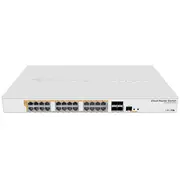 Mikrotik 24Xgig Lan, 4Xsfp Rack 19 Poe 802.3Af/At 500W Mt Crs328-24P-4SRm  4752224002228