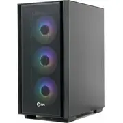 Korpuss datoram Zenpc Flow Tg Black 4X ventilators P12 Pwm Argb Pst  Zen.fl.05.Bk 5904569414689
