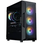 Korpuss I3 Neo V2 Mid Tower Rgb ventilators x4 Black  i3 823884301144 Kozaloc0I3Neo2B