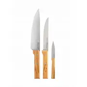 Opinel Nažu komplekts Trio Parallele Olive 002494  3123840024948