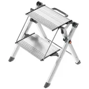 Pakāpienu soliņš salokāms Mk80 Comfortline / alumīnija  2 pakāpieni 034310100 4007126043108