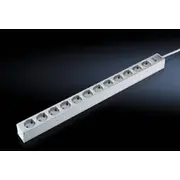 Rittal Steckdosenleiste 48,3Cm 12Fach ohne Schalter 230V/16A  7240310 4028177221239 85369040