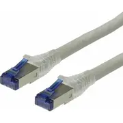 Roline - Patch- Cable Rj- 45 M 90 m Sftp, Pimf Cat 6A pressed, Solid, smooth, halogen free gray 21.15.0879  7611990110636