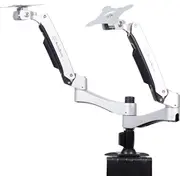 Silverstone Sst-Arm22Sc Dual Monitorhalterung - silber  Gazu-077 4710007220122