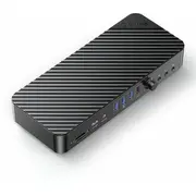 Stacja/Replikator Orico Usb-C 10 Gbps, 2X Dp 4K, Hdmi Pd 60W, 36X Usb-A, karty Sd, audio Dka20-V1-Eu-Bk-Ep  6942227134950