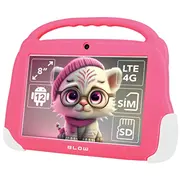 Tablet Kidstab8 4G 4/64Gb Różowe etui  79-069 5900804135944 Tabblotza0015