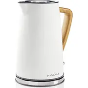 Elektriskais tējkanna Nedis Kawk510Ewt 1,7 l 2200 W White  5412810270316