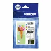 Tintes kasete Brother Lc3213Val Cmyk 4Gab. 4 x 400Ml  4977766780162