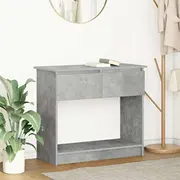 vidaXL Konsoles galds ar atvilktnēm betona pelēks 85,5X38,5X74,5 cm  861394 8721158703132