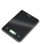 Virtuvinės svarstyklės Caso  Kitchen scale Slim Maximum weight Capacity 5 kg, Graduation 1 g, Black 03210 4038437032109