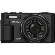 Yashica City 200 Black  Yas-Dgc200-Bk 4582712710386
